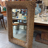 Rattan Mirror