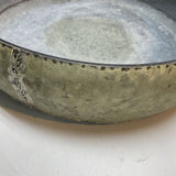 Large Metal Bowl/Decor