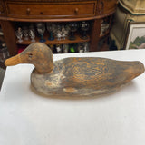 Vintage Hand Carved Duck Decoy