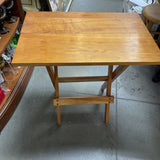 Folding Wood Side Table