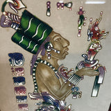 Vintage Mexican Pyrography Art