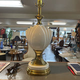 Vintage Stiffel Ceramic &Brass Lamp