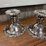 Baroque by Wallace silverplate Candlesticks