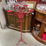 Tall Metal Candelabra w/4 Candle Holders