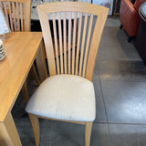 Custom Made Wood Dining Tablew/1 Leaf w/4 Chairs