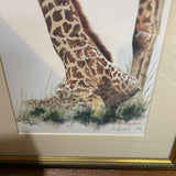 Framed Giraffe Print
