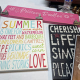 Various Wood Sayings-Art