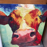 Large Canvas Art of Cow