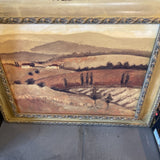 Large Framed Italian Landscape