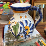 Vintage Hand Painted Ceramic Pitcher
