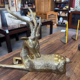 Hollywood Regency Style Brass Deer