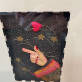 "Holding onto the Essentials" Mixed Media