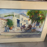 K. Graver "The Gossips" Watercolor