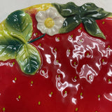 Strawberry Ceramic Plate