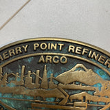 Vintage Brass Belt Buckle-Cherry Point