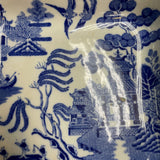 Vintage Chinoiserie Serving Bowl