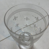 Vintage Fleur-de-lis Glass