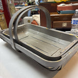 Gray Handled Basket