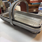 Gray Handled Basket