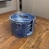 African Themed Soapstone Coaster Set