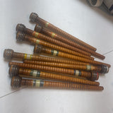 Vintage Wooden Textile Mill Bobbins