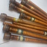 Vintage Wooden Textile Mill Bobbins