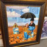 Lullaby of Uncle Magritte signed by Michael Cheval (Digital Multiple on Aluminum through Dye Sublimation)