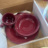 Fiesta Ware 4 Pc Place Setting in box