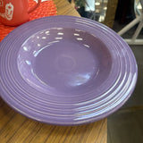 Fiesta Ware Lavender Shallow Serving Bowl