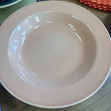 Fiesta Ware Peach Shallow Serving Bowl
