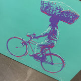 Pop Art Cyclist Canvas