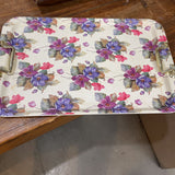 Japanese Floral Tray w/Handles