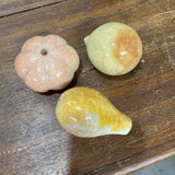 Vintage Alabaster Stone Fruit