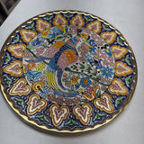 Cearco Spanish Hand Painted Bird Plate