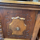 Vintage Ornate Wood Sideboard w/2 Doors & 2 Drawers