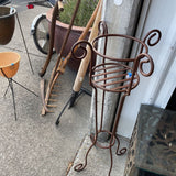 Rustic Metal Plant Stand