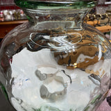 Large Green Glass Vase