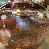 Crackle Glass Vase