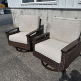 Signature Swivel/Rocker Wicker Lounge Chairs