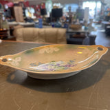 Vintage Oval Bavarian Hand-Painted Dish
