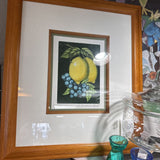 Lemons and Blueberries - signed & numbered by Raenell Doyle