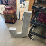 Large Metal "J"