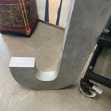 Large Metal "J"