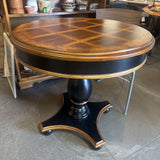 Stein World Aaron Pedestal Rd Table w Checkerboard Inlay