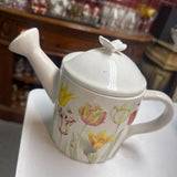 Tulip Teapot w Ladybugs