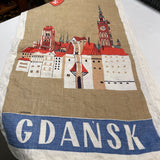 Vintage Polish Linen Tea Towel