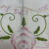 Vintage "Home Sweet Home" Tea Towel