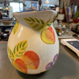 Artists Touch Ceramic Fruit Pitcher