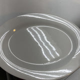 Set of 8 Ceramic Oval Dinner Plates