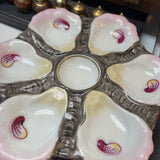 Vintage Oyster Plate-Majolica Style